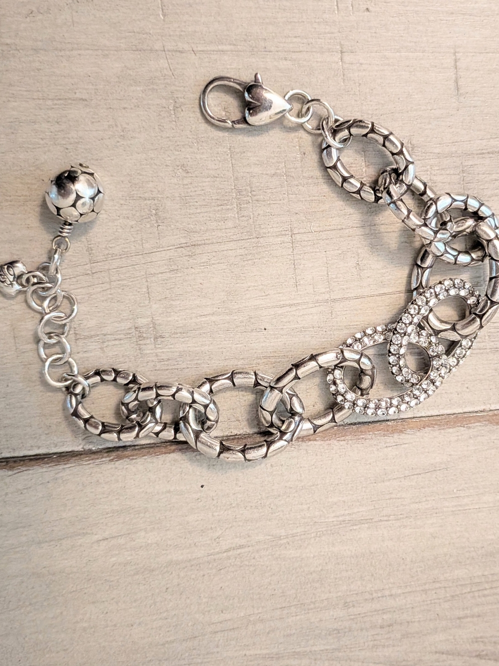 Brighton Pebble Pave Link Bracelet